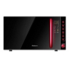 Микроволновая печь 20L GRILL BLACK MG2080TB Rolsen 20 л, такт, гриль, 800 Вт, зеркальная дверца, красная фурнитура, чёрная