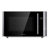 Микроволновая печь 23L GRILL SILVER MG2380SK Rolsen 23 л, сенсор, гриль, 800 Вт, чёрная зеркальная дверца, серебряная
