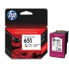 Картридж струйный HP 651 C2P11AE многоцветный (300стр.) для HP DJ IA