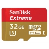 Флеш карта microSDHC 32Gb Class10 Sandisk SDSQXNE-032G-GN6AA Extreme + adapter