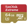 Флеш карта microSDXC 64Gb Class10 Sandisk SDSQXNE-064G-GN6AA Extreme + adapter