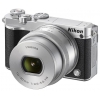 Фотоаппарат Nikon 1 J5 серебристый/черный 20.8Mpix 3" 4K WiFi 1 NIKKOR VR 10-30mm f/3.5-5.6 EN-EL24 (VVA243K001)