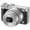 Фотоаппарат Nikon 1 J5 Silver + 10-30 PD Zoom <23Mp, 3", 1080P, WiFi> (сменная оптика) (VVA243K001)