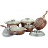 Набор посуды Supra Sonti SAD-S122Kit, (4895156826637) (12 предметов) алюминий литой