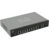 Cisco <SF302-08PP-K9-EU> Управляемый коммутатор (8UTP 100Mbps PoE+  2Combo 1000BASE-T/SFP)
