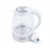 Чайник электрический Endever Skyline KR-319G 2400Вт, 1,8л, белый, корпус из зак. BIO стекла, LED-подсветка корпуса (80057)