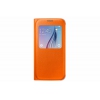 Чехол (флип-кейс) Samsung для Samsung Galaxy S6 S View Cover оранжевый (EF-CG920POEGRU)