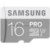 Карта памяти MicroSDHC 16GB Samsung PRO Class 10 / U3 (UHS-I) + SD адаптер (read speed up to 90MB/s, write speed up to 60MB/s) (MB-MG16EA/RU)