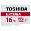 Флеш карта microSDHC 16Gb Class10 Toshiba THN-M302R0160EA M302 + adapter