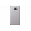 Чехол (флип-кейс) Samsung для Samsung Galaxy S6 Edge Plus S View G928 серебристый (EF-CG928PSEGRU)