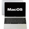 Apple MacBook <MF865RU/A> Silver Core  M/8/512SSD/WiFi/BT/MacOS/12"Retina/0.92 кг