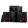 Колонки Sven MS-302 чёрные 2.1, FM,USB/SD, 2х10 Вт, ПДУ,Дисплей (SV-013554)