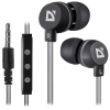 Гарнитура Defender Pulse-453 Black , для Android 4-пин 3,5 мм jack, плоск. 1,2м (63453)