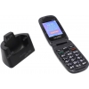QUMO Push 243 Clamshell Black (QuadBand, раскладушка, 2.4" 320x240+128x64, GSM+BT,  microSD,  Cam,  86г)