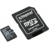 Kingston <SDC10G2/8GB> microSDHC Memory Card 8Gb UHS-I U1 Class10 +  microSD-->SD Adapter