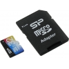 Silicon Power <SP032GBSTHDU3V20SP> microSDHC Memory Card 32Gb UHS-I U3  + microSD-->SD Adapter