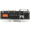 Клавиатура A4 Bloody B418 серый USB Multimedia Gamer LED (подставка для запястий)