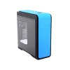 Корпус Aerocool DS 200 Window Blue , ATX, без БП, синий, с окном, шумоизоляция, 2х USB 3.0, 2х USB 2.0, темп. дисплей, реобас, сталь 0.8 мм (4713105952742)