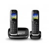 Р/Телефон Dect Panasonic KX-TGJ312RUB черный (труб. в компл.:2шт) АОН
