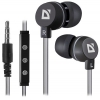 Гарнитура PULSE 453 BLACK 63453 DEFENDER Гарнитура для смартфонов Pulse 453 черный, для Android, вставки