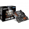 Материнская плата ASRock B150M-HDV < LGA1151, iB150, 2*DDR4, PCI-E16x, D-SUB, DVI, HDMI, SATA III, GB Lan, USB3.0, mATX, Retail>