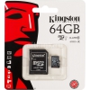 Флеш карта microSDXC 64Gb Class10 Kingston SDC10G2/64GB + adapter