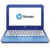 Ноутбук HP Stream 11-d055ur Celeron N2840/2Gb/SSD32Gb/Intel HD Graphics/11.6"/HD (1366x768)/3G/Windows 8.1 64/blue/WiFi/BT/Cam (L0Z83EA)