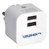 Сетевое зар./устр. Ippon TC323w 1A+2.4A универсальное белый