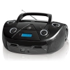 Аудиомагнитола BBK BX318U CD MP3 черный (BX318U черный)