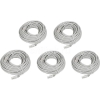 Патч-корд CCA (5шт) RJ-45 (m)-RJ-45 (m) cat5E 15м стандартный (BULK)