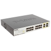 Коммутатор D-Link DES-1018MP/A1A Неуправляемый коммутатор с 16 портами 10/100BASE-TX с поддержкой PoE, 2 комбо-портами 10/100/1000BASE-T/SFP и функцие