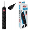 Сетевой фильтр Buro 500SH-1.8-UPS-B 1.8м (5 розеток) черный