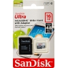 Флеш карта microSDHC 16Gb Class10 Sandisk SDSQUNB-016G-GN3MA Ultra + adapter