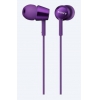 Наушники вкладыши Sony MDREX150V.E 1.2м фиолетовый проводные (в ушной раковине)