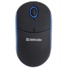 Мышка USB OPTICAL DISCOVERY MS-630 BLK/BLUE 52630 DEFENDER Проводная оптическая мышь Discovery MS-630 черный+синий,3кнопки,1000dpi