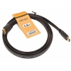 Кабель HDMI 19M/M 1.4V 1.5m, плоский, черный, TV-COM <CG200F-1.5M>