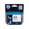 Картридж HP F6V16AE для МФУ HP DeskJet 2130 All-in-One (K7N77C).  Трёхцветный. 100 страниц. (HP 123)