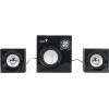 Колонки Genius SW-2.1 370 <Black> (2x1W +Subwoofer 6W,  дерево) (31731067100)