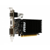 Видеокарта MSI PCI-E GT 710 1GD3H LP nVidia GeForce GT 710 1Gb 64bit DDR3 954/1600 DVIx1/HDMIx1/CRTx1/HDCP Ret low profile (GEFORCE GT 710 1GD3H LP)