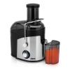 Соковыжималка BBK JC080-H03 800Вт, 2 скорости, резервуар для сока: 0.75 л, плавный запуск двигателя, черный/металлик (УТ-00006211)