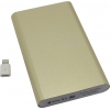 Внешний аккумулятор KS-is Power Bank KS-280 Gold (2xUSB 2.1A, 12000mAh, 1  адаптер, Li-Ion)