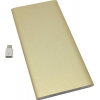 Внешний аккумулятор KS-is Power Bank KS-278 Gold (USB 1А, 8000mAh, 1  адаптер, Li-Ion)