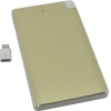 Внешний аккумулятор KS-is Power Bank KS-277 Gold  (microUSB 1А, 6000mAh, 1  адаптер, Li-Ion)
