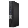 ПК Dell Optiplex 3040 Micro i3 6100T (3.2)/4Gb/SSD128Gb/HDG530/Windows 7 Professional 64 +W10Pro/Eth/клавиатура/мышь/черный/серебристый (3040-9961)