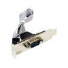 Планка портов в корпус 1xCOM DB9 Male, Low Profile, Orient <C098> oem (30098)