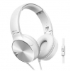 Наушники накладные Pioneer SE-MJ722T-W 1.2м белый проводные (оголовье)