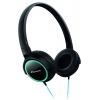 Наушники мониторы Pioneer SE-MJ512-GK 1.2м зеленый/черный проводные (оголовье)