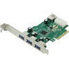 Espada <FG-EU309A-1-BU01> (OEM) PCI-Ex4, USB3.0, 3  port-ext, 1 port-int