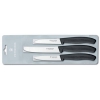 Набор ножей кухон. Victorinox Swiss Classic Paring (6.7113.3) компл.:3шт черный европодвес