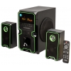 Колонки Dialog Progressive AP-222B black 2.1, 30W+2*10W RMS, Bluetooth, USB+SD reader
